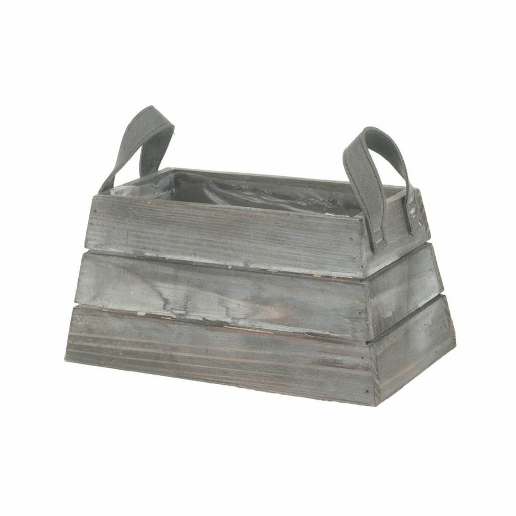 VASO LEGNO 2M.PELLE 20X10,5X11,5 BIANCO WASH/MARRONE VASO LEGNO 2M.PELLE 20X10,5X11,5 BIANCO WASH/MARRONE