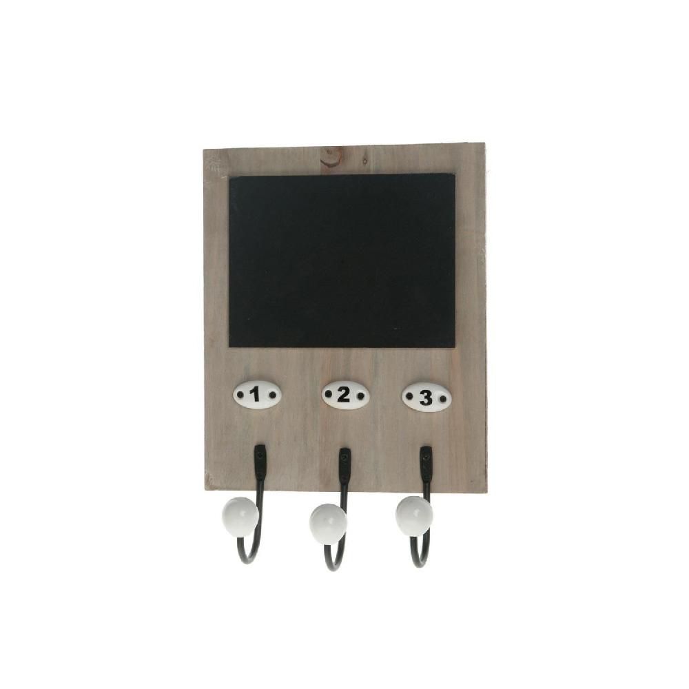 LAVAGNA LEGNO 20X7,5X29C/3GANCI NATURALE WASH