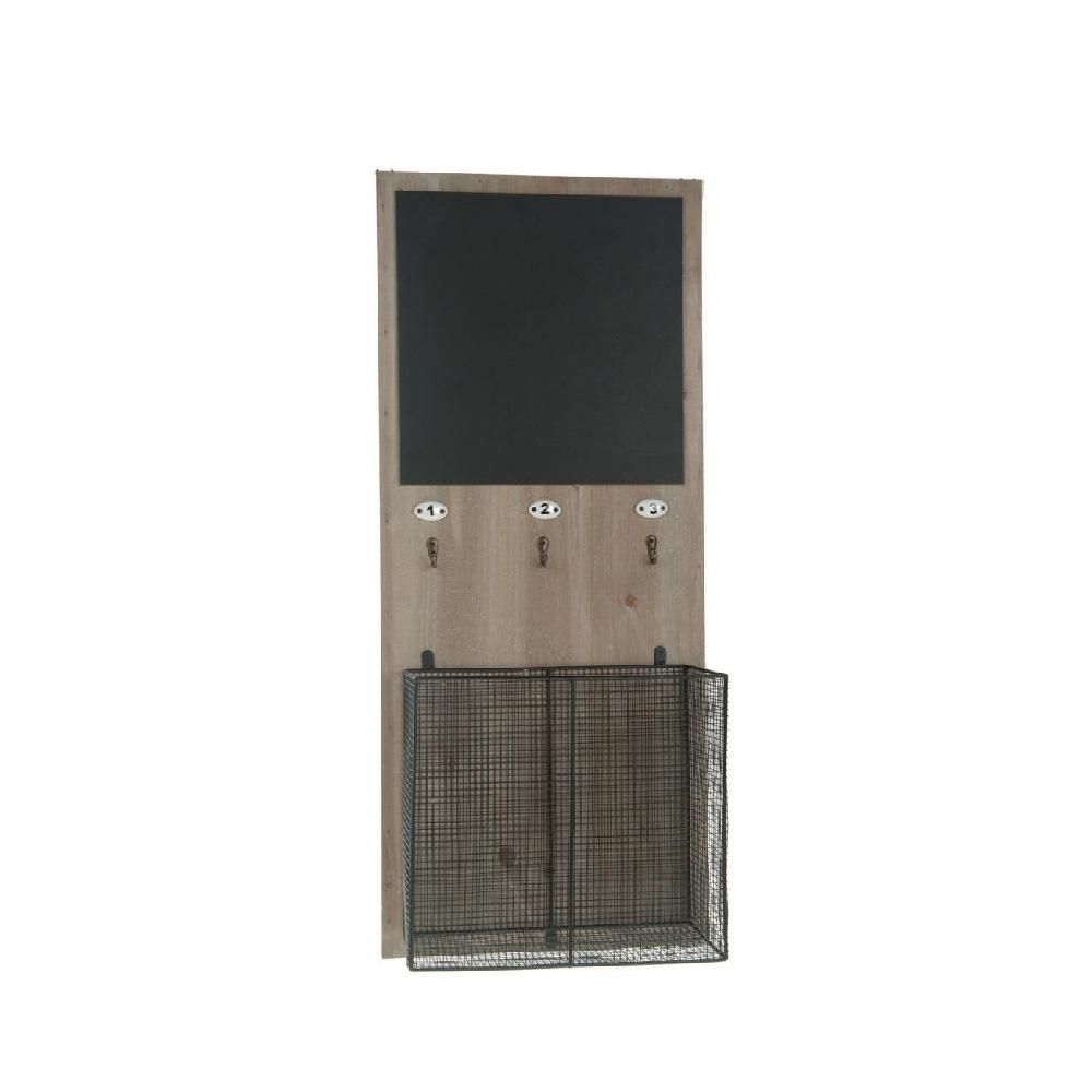 LAVAGNA LEGNO 34X17X80 C/CESTINO MET. NATURALE WASH LAVAGNA LEGNO 34X17X80 C/CESTINO MET. NATURALE WASH