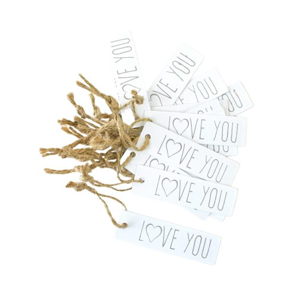 SET 15 TARGHETTE MET.-LOVE YOU- 7X2 BIANCO/TORTORA SET 15 TARGHETTE MET.-LOVE YOU- 7X2 BIANCO/TORTORA