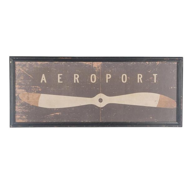 QUADRETTO -AEROPORT-112X2X46 CM NATURALE QUADRETTO -AEROPORT-112X2X46 CM NATURALE