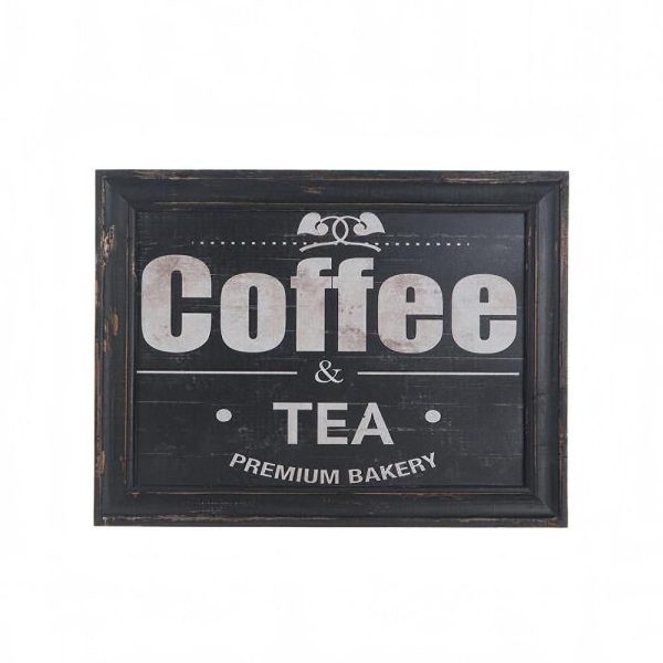 QUADRETTO -COFFEE&TEA- 30X40X1,7 CM NERO QUADRETTO -COFFEE&TEA- 30X40X1,7 CM NERO