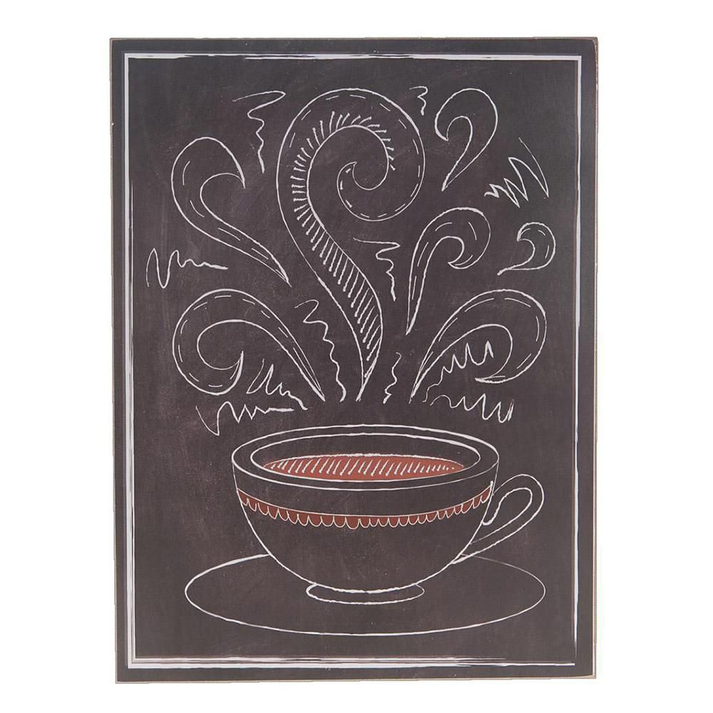 QUADRETTO -COFFEE CUP- 30X40X0,9 CM NERO QUADRETTO -COFFEE CUP- 30X40X0,9 CM NERO