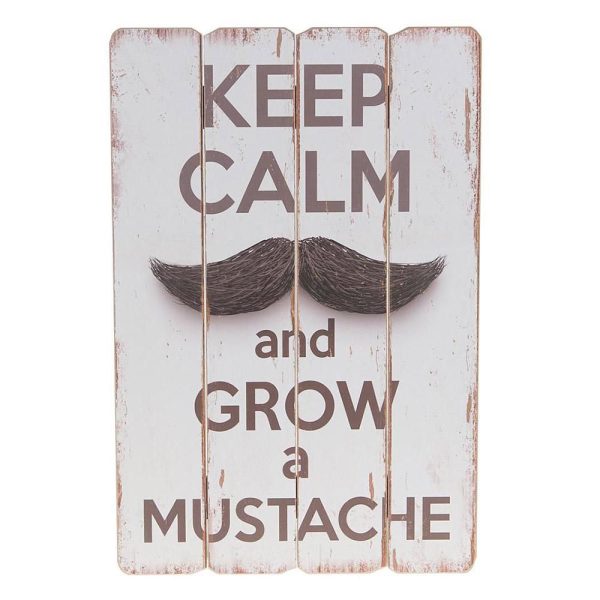 QUADRETTO -MOUSTACHE- 40X60X1,8 CM BIANCO/NERO QUADRETTO -MOUSTACHE- 40X60X1,8 CM BIANCO/NERO