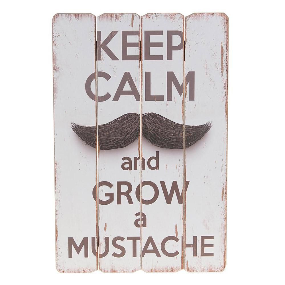 QUADRETTO -MOUSTACHE- 40X60X1,8 CM BIANCO/NERO QUADRETTO -MOUSTACHE- 40X60X1,8 CM BIANCO/NERO