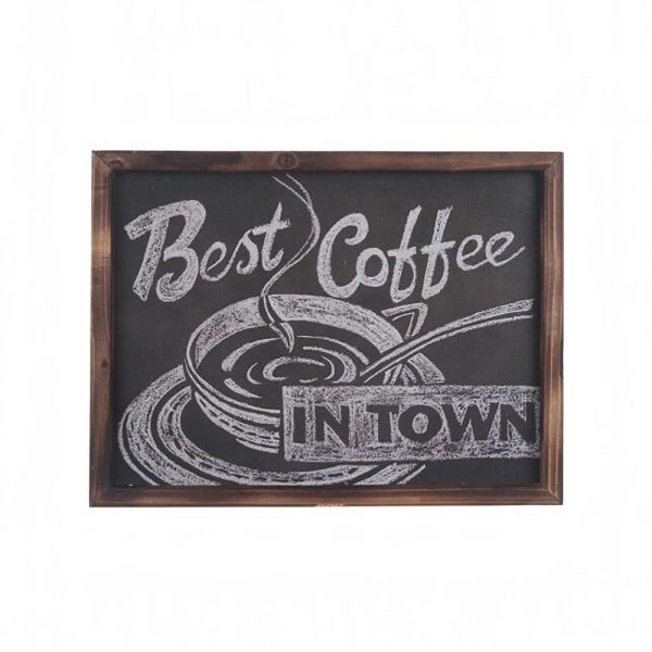 QUADRETTO -BEST COFFEE-30X40X2,2 CM NERO QUADRETTO -BEST COFFEE-30X40X2,2 CM NERO