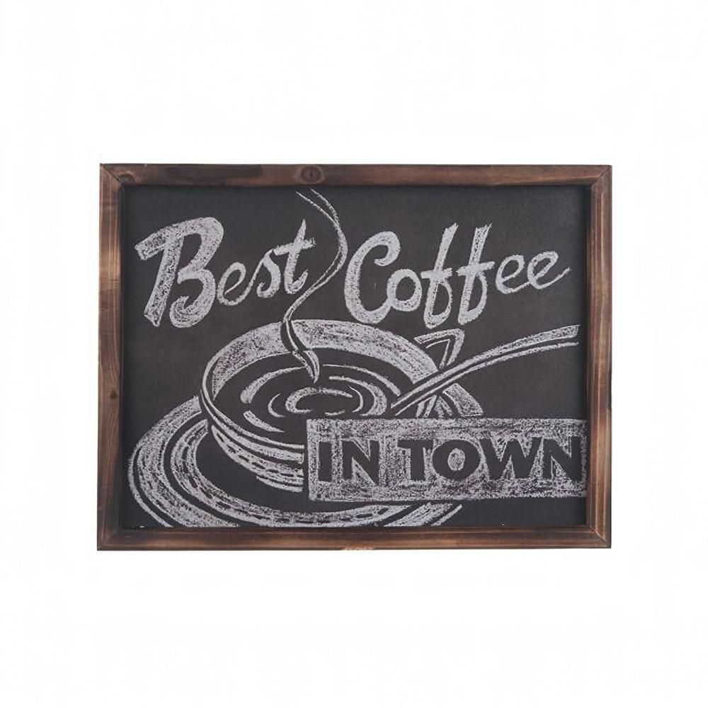 QUADRETTO -BEST COFFEE-30X40X2,2 CM NERO QUADRETTO -BEST COFFEE-30X40X2,2 CM NERO