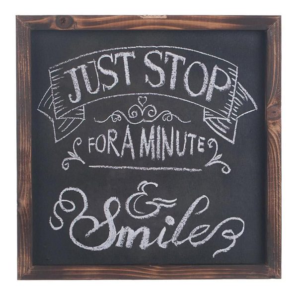 QUADRETTO -SMILE- C/CORNICE 30X30X2,2 CM NERO QUADRETTO -SMILE- C/CORNICE 30X30X2,2 CM NERO