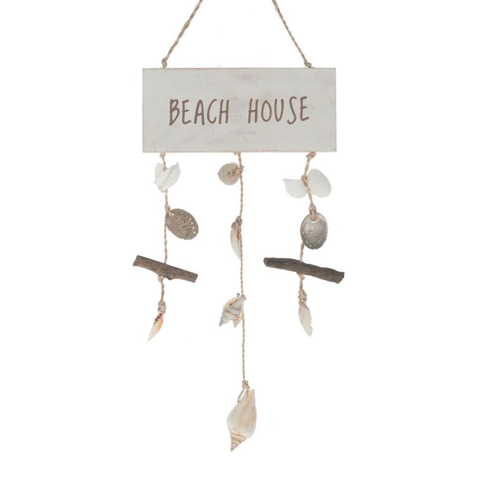 ADDOBBO LEGNO-BEACH HOUSE-36X19,5 BIANCO/NATURALE
