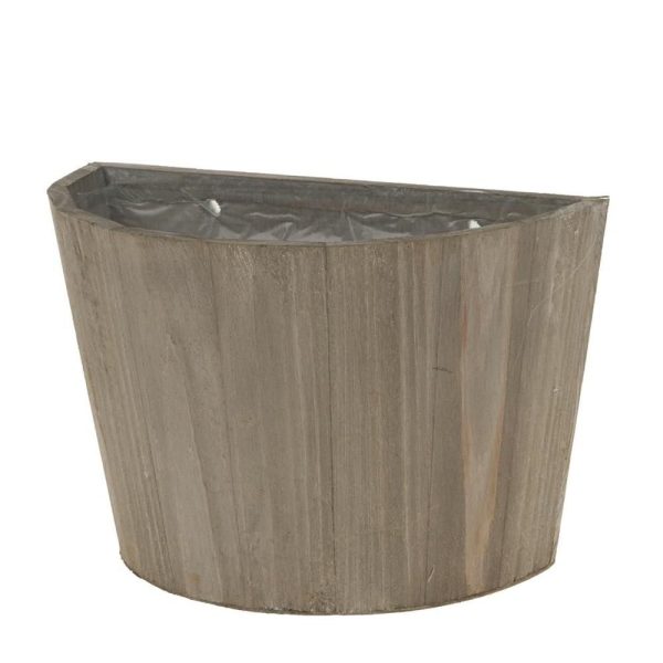VASO LEGNO D/APP.SEMICERCHIO 23×12,5×15,5 NAT.WASH VASO LEGNO D/APP.SEMICERCHIO 23×12,5×15,5 NAT.WASH