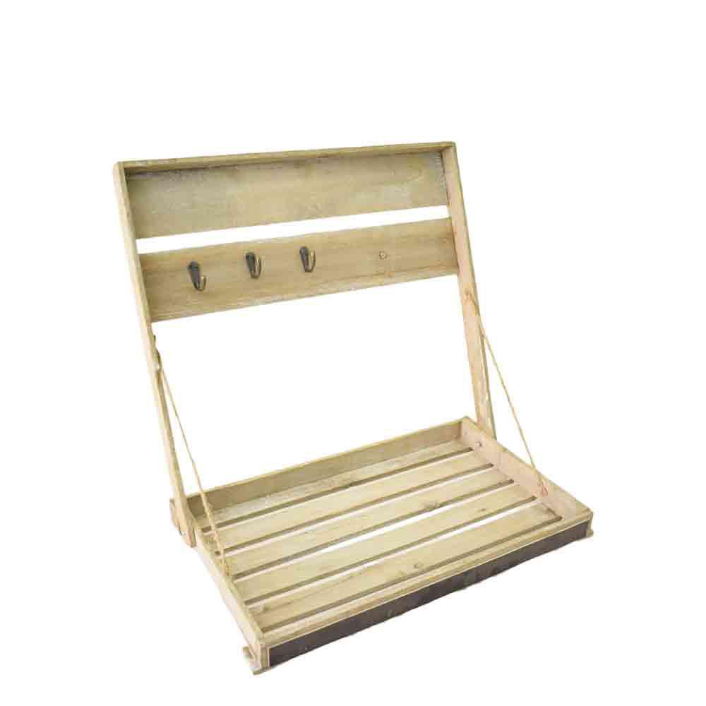 PENSILE LEGNO 52X30X5X50 CM PIEGHEVOLE NATURALE WASH PENSILE LEGNO 52X30X5X50 CM PIEGHEVOLE NATURALE WASH