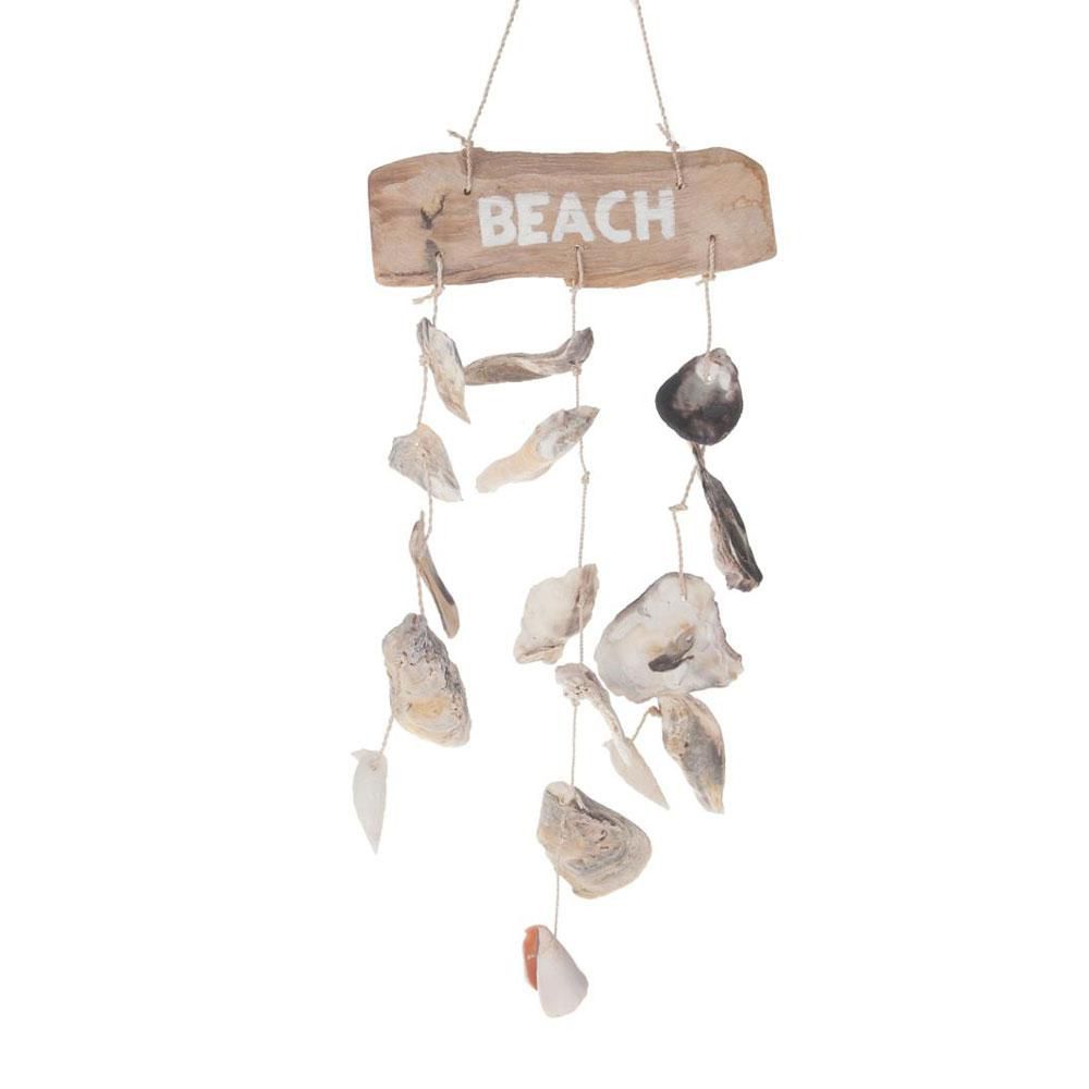 ADDOBBO LEGNO-BEACH-C/OSTRICHE 18X39 NATURALE