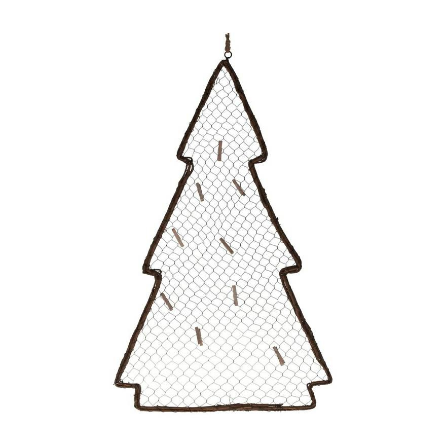 ALBERO RETE 50X2 CM H.80 CM -CHRISTMAS- C/CLIPS D/APP. NATURALE