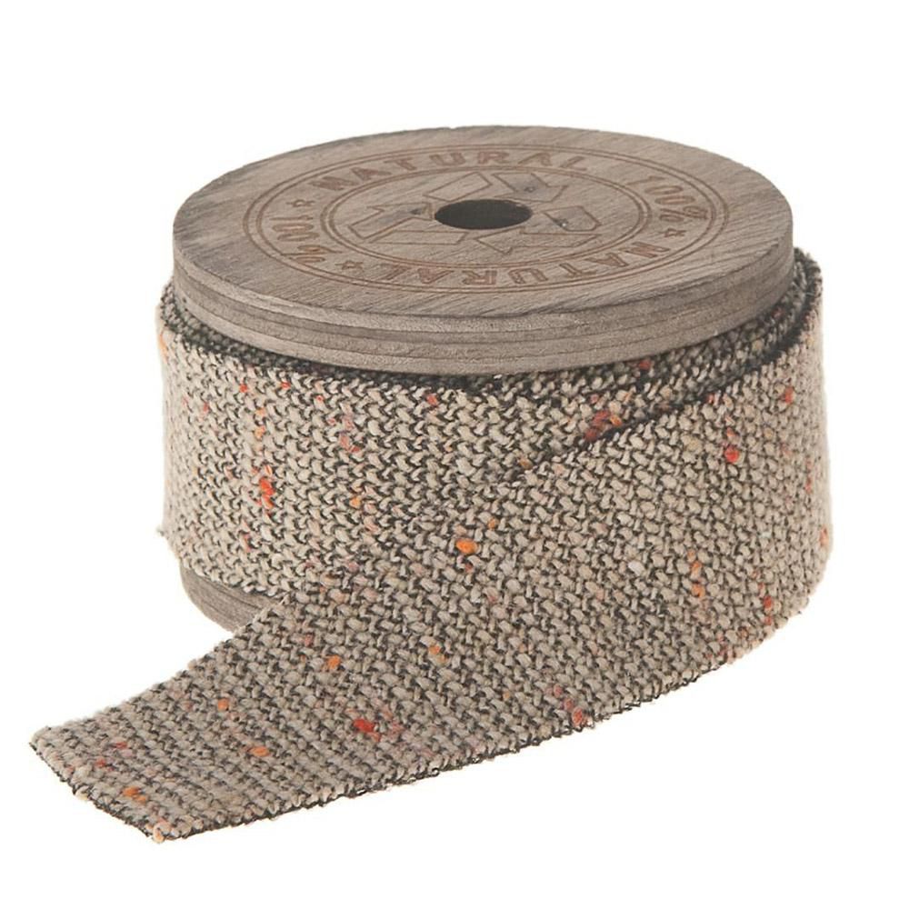 NASTRO ART.12613 TESSUTO 40MM 100MT GRIGIO NASTRO ART.12613 TESSUTO 40MM 100MT GRIGIO