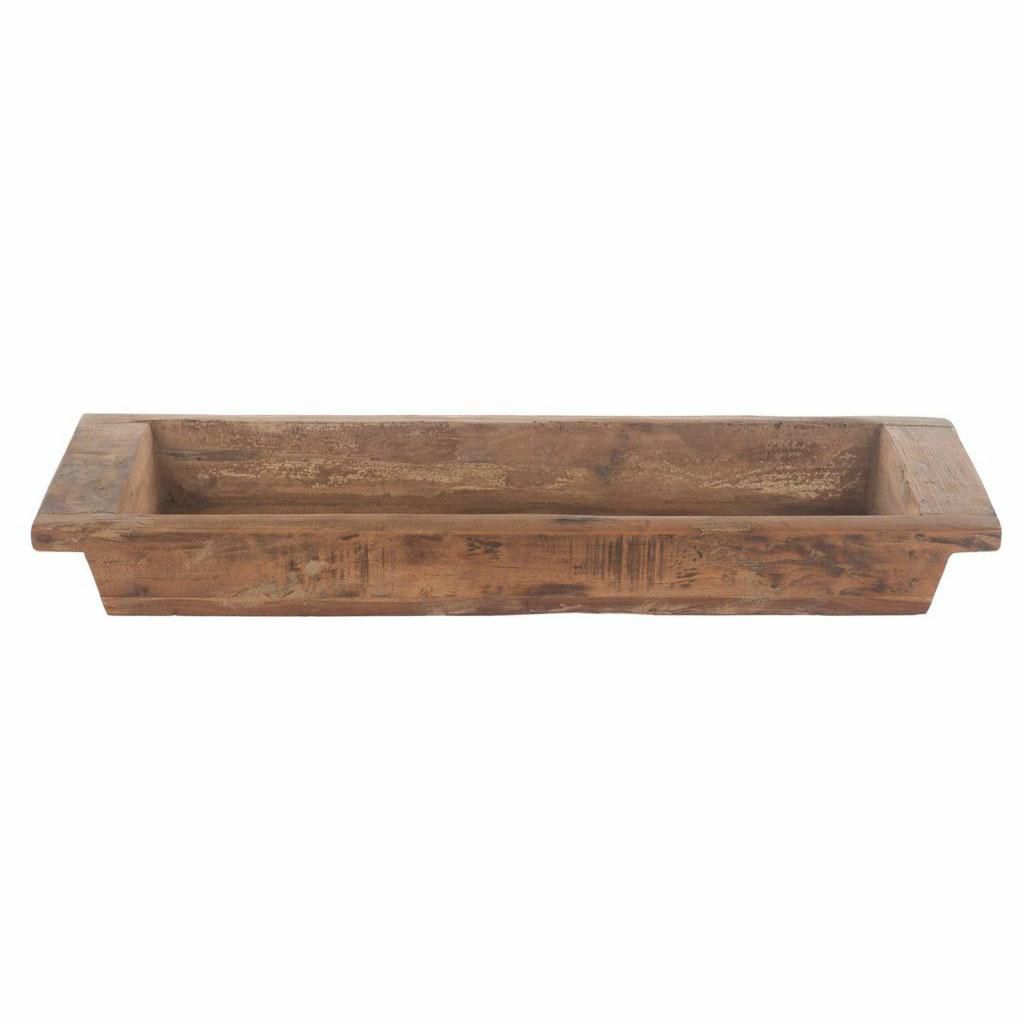 VASSOIO LEGNO RETT.75,5X26,5X9 NATURALE