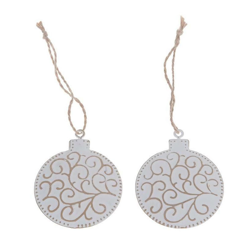 SET 5 SFERE METALLO MM.60 BIANCO SET 5 SFERE METALLO MM.60 BIANCO