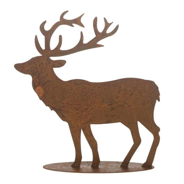 RENNA METALLO 24X6 CM H.25 CM C/BASE RUGGINE RENNA METALLO 24X6 CM H.25 CM C/BASE RUGGINE