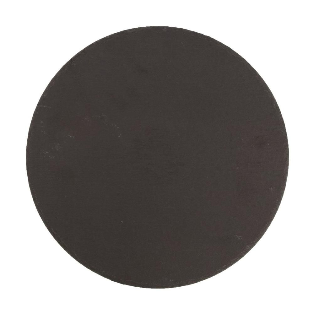 PIATTO ARDESIA TONDO D.30 CM NERO