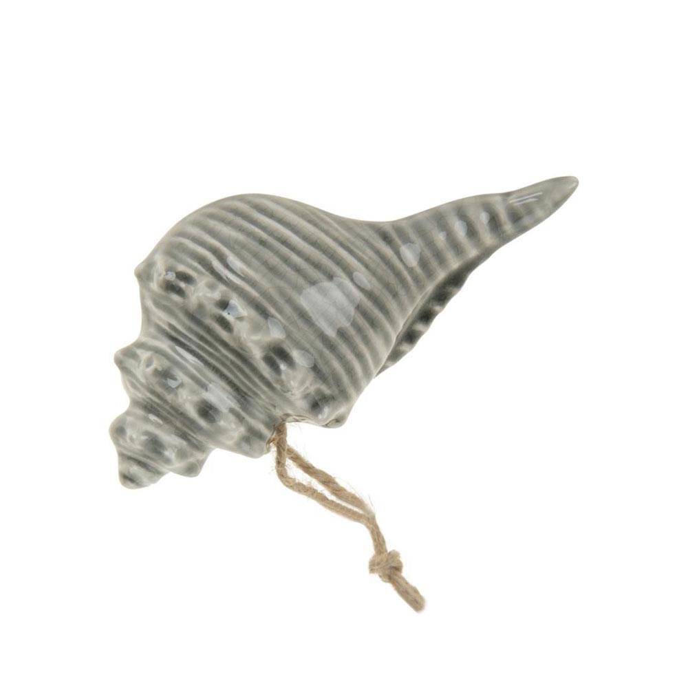 CONCHIGLIA CERAM. D/APP. 12,5X12,5X3,5 GRIGIO/VERDE CONCHIGLIA CERAM. D/APP. 12,5X12,5X3,5 GRIGIO/VERDE