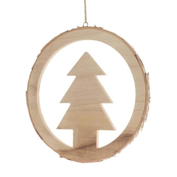 FETTA BETULLA D.25 CM C/ALBERO INCISO D/APP. NATURALE FETTA BETULLA D.25 CM C/ALBERO INCISO D/APP. NATURALE