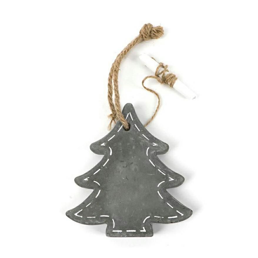 ALBERO GESSO C/TRATTEGGIO 13X14X1,8 CM D/APP. GRIGIO CHIARO