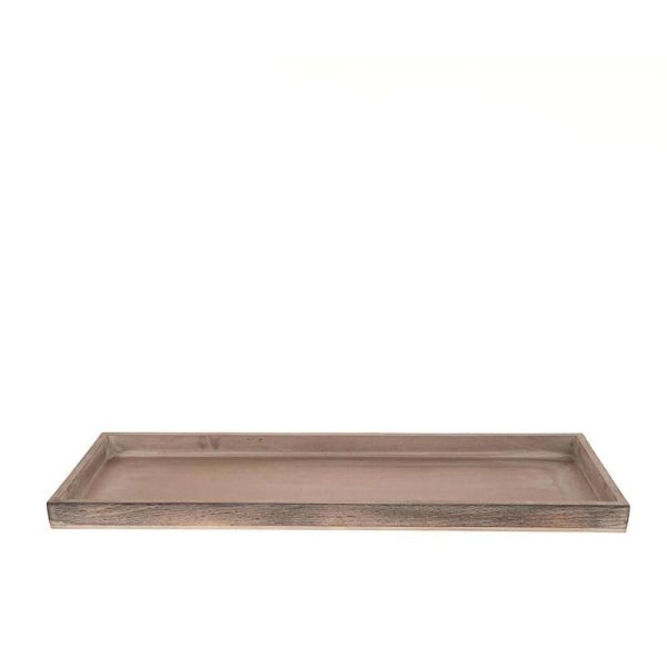 VASSOIO LEGNO RETTANGOLARE 60X20X3 CM WASHED GRIGIO ANTICATO VASSOIO LEGNO RETTANGOLARE 60X20X3 CM WASHED GRIGIO ANTICATO