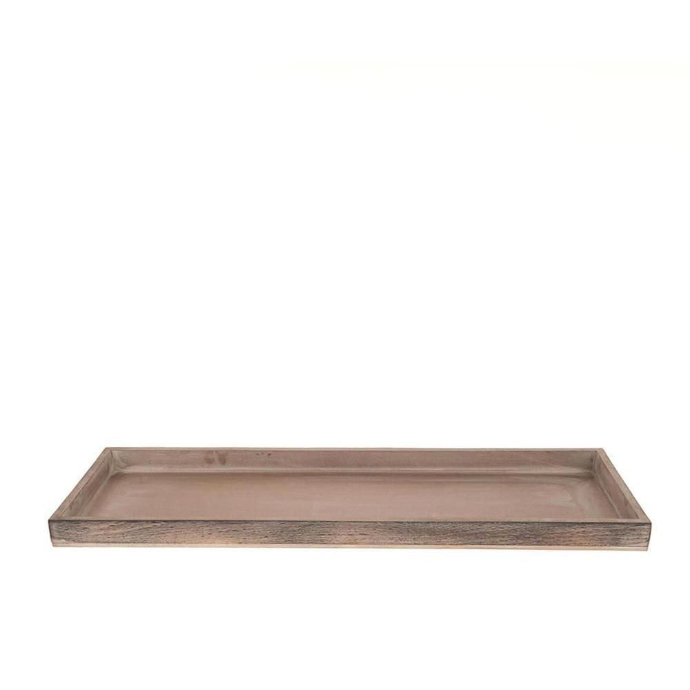 VASSOIO LEGNO RETTANGOLARE 60X20X3 CM WASHED GRIGIO ANTICATO VASSOIO LEGNO RETTANGOLARE 60X20X3 CM WASHED GRIGIO ANTICATO
