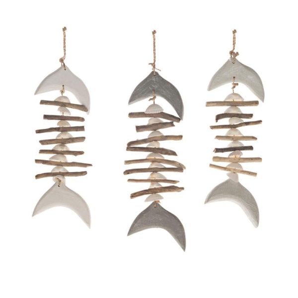 PESCE LEGNO C/LEGNETTI D/APP. 30 CM ASS. GRIGIO/BCO PESCE LEGNO C/LEGNETTI D/APP. 30 CM ASS. GRIGIO/BCO