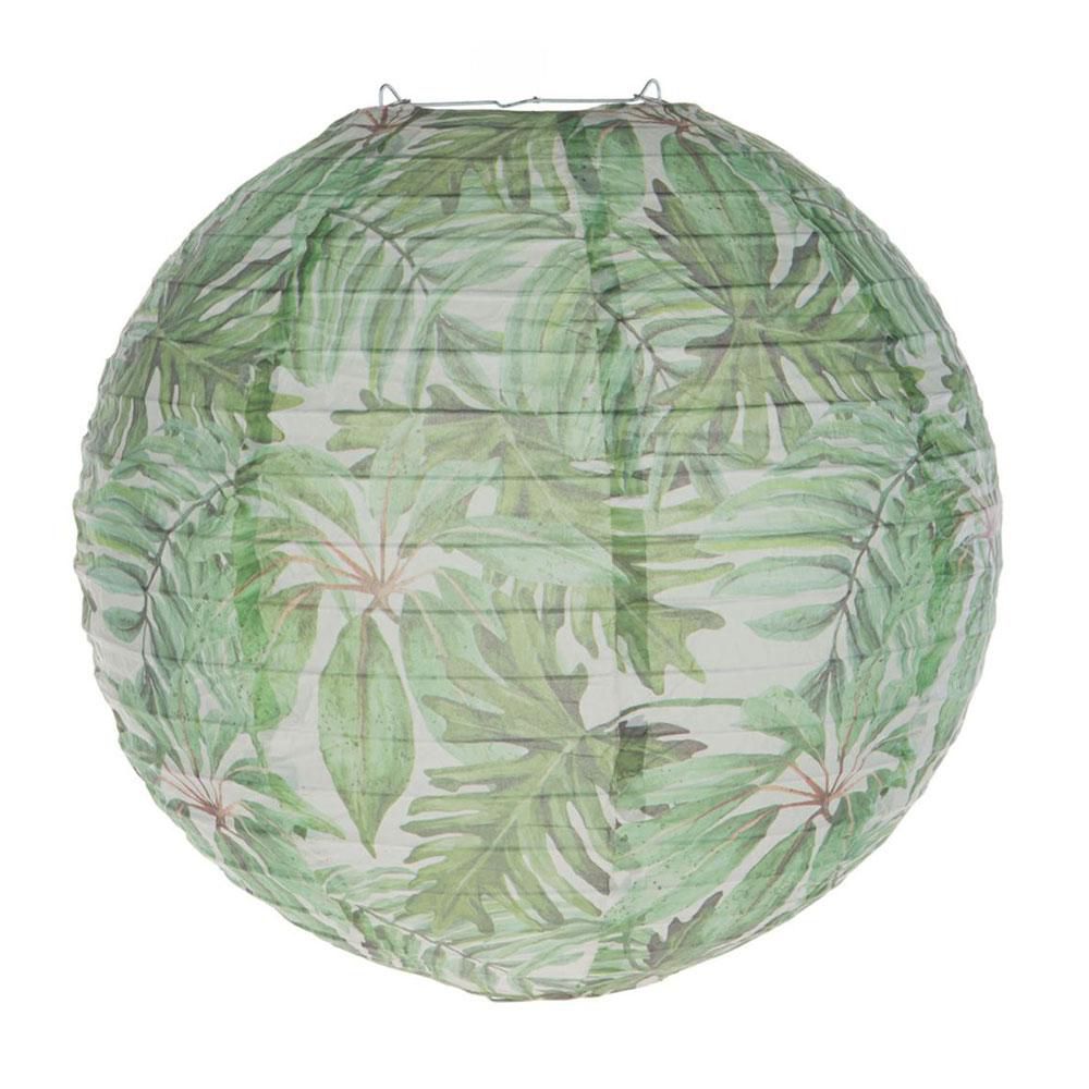 LANTERNA CARTA SFERICA -JUNGLE- CM 40,6 VERDE