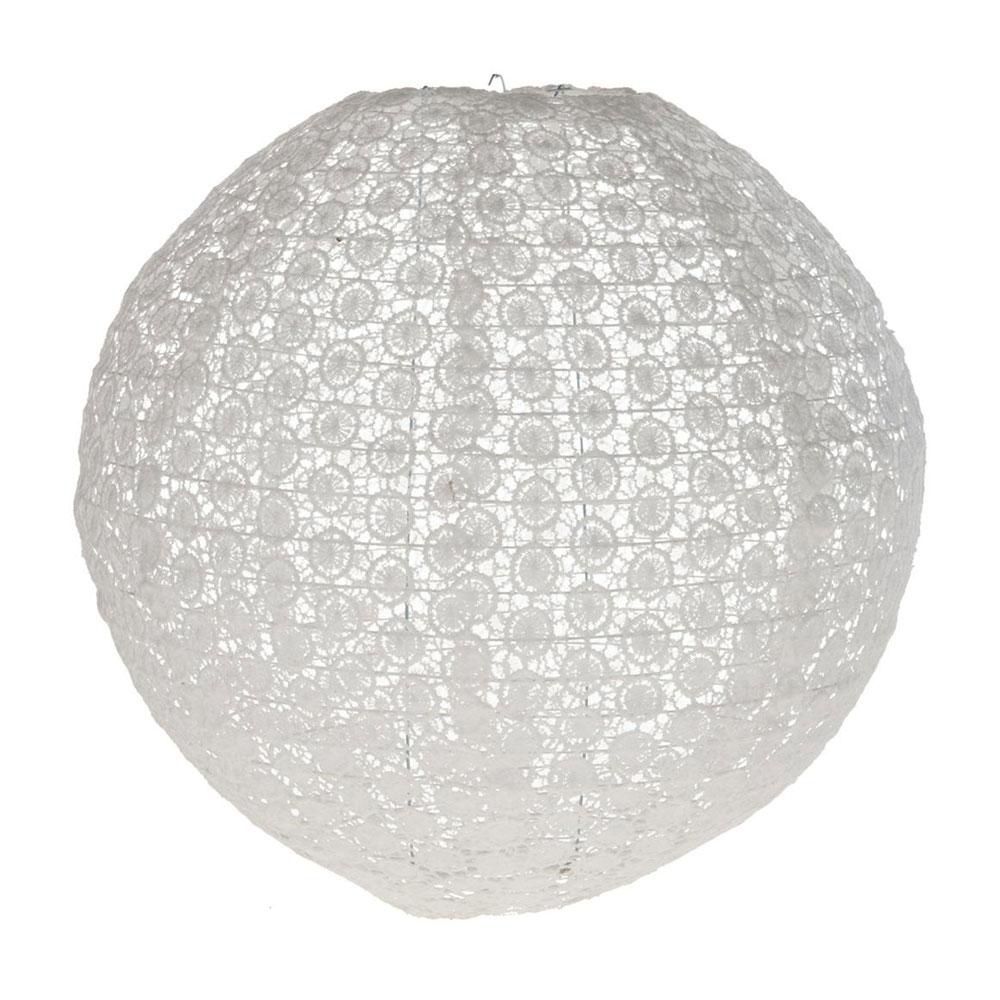 LANTERNA CARTA SFERICA -CERCHI- CM 40 BIANCA LANTERNA CARTA SFERICA -CERCHI- CM 40 BIANCA
