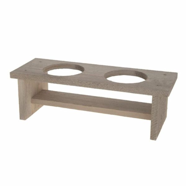 ALZATA LEGNO C/2 BUCHI 38X14X12 CM GRIGIO WASH ALZATA LEGNO C/2 BUCHI 38X14X12 CM GRIGIO WASH