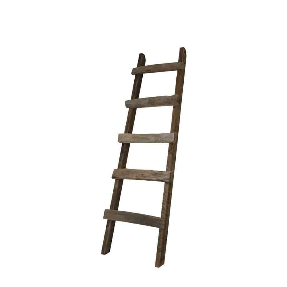 SCALA LEGNO 180X39X55 CM ANTICATO NATURALE SCALA LEGNO 180X39X55 CM ANTICATO NATURALE