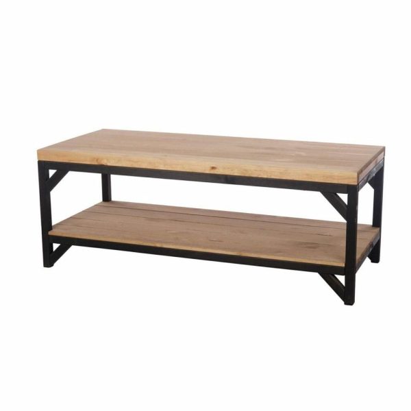 TAVOLO CAFFE LEGNO 118X50X45 CM NATURALE VINTAGE TAVOLO CAFFE LEGNO 118X50X45 CM NATURALE VINTAGE