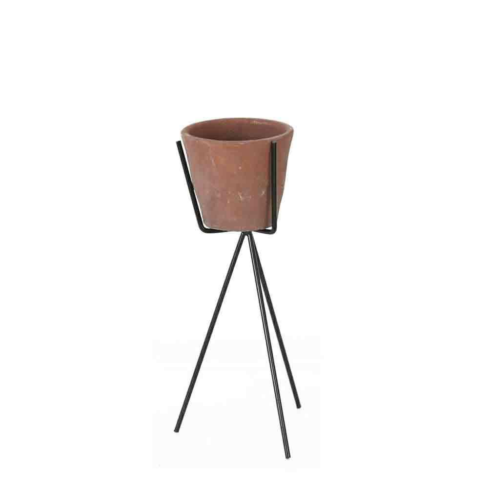 VASO TERRACOTTA 10,5X10,5X30,5 CM S/CAPRETTE MET. ARGILLA VASO TERRACOTTA 10,5X10,5X30,5 CM S/CAPRETTE MET. ARGILLA