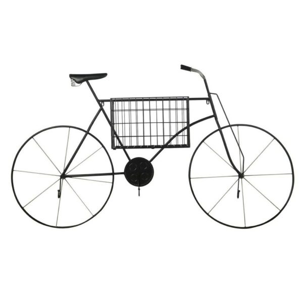 BICICLETTA 150X90X18,5 CM DA APPENDERE NERA BICICLETTA 150X90X18,5 CM DA APPENDERE NERA