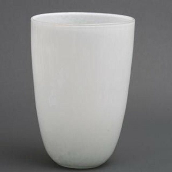 VASO VETRO-ANTON- H55 D35 BIANCO DZ VASO VETRO-ANTON- H55 D35 BIANCO DZ