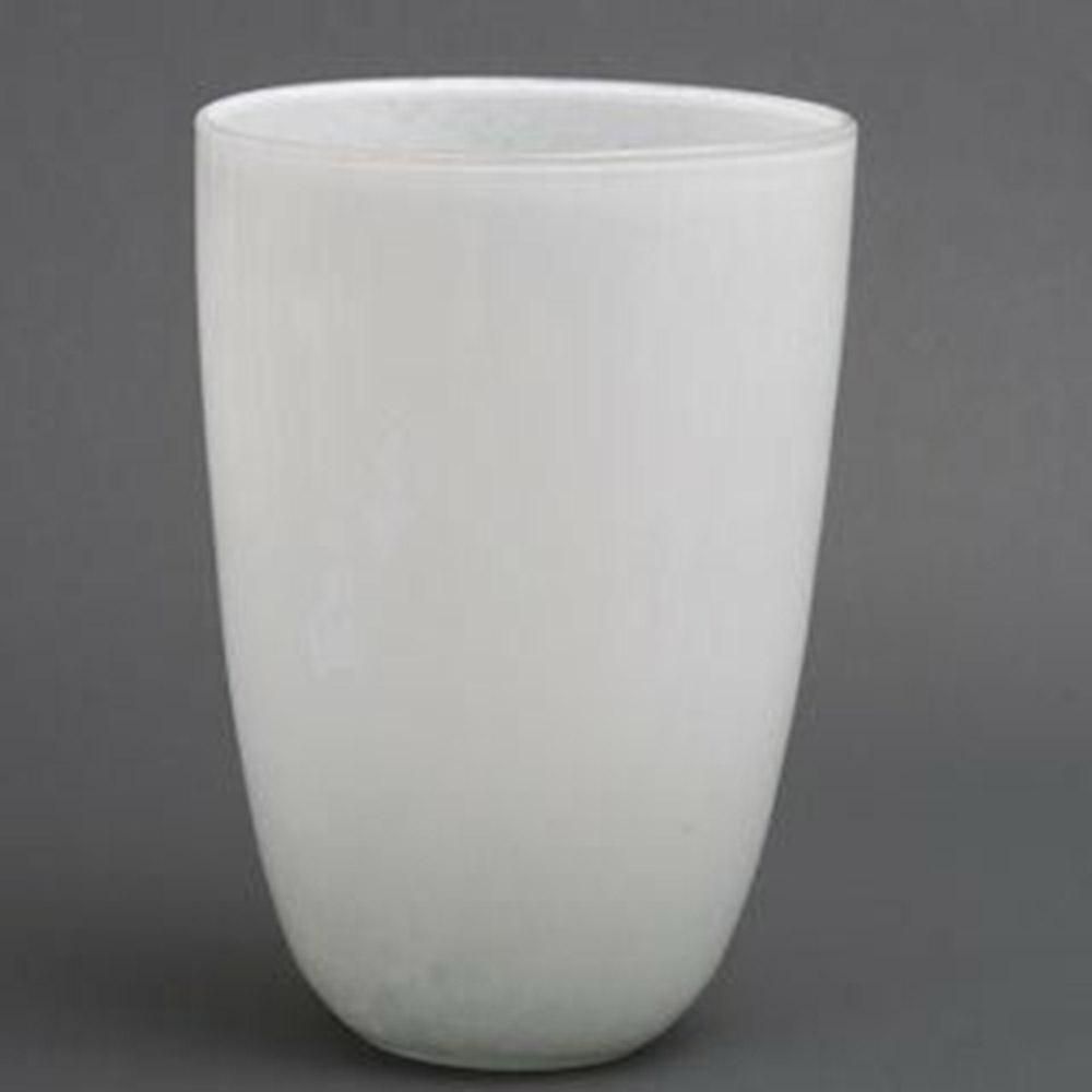 VASO VETRO-ANTON- H55 D35 BIANCO DZ VASO VETRO-ANTON- H55 D35 BIANCO DZ