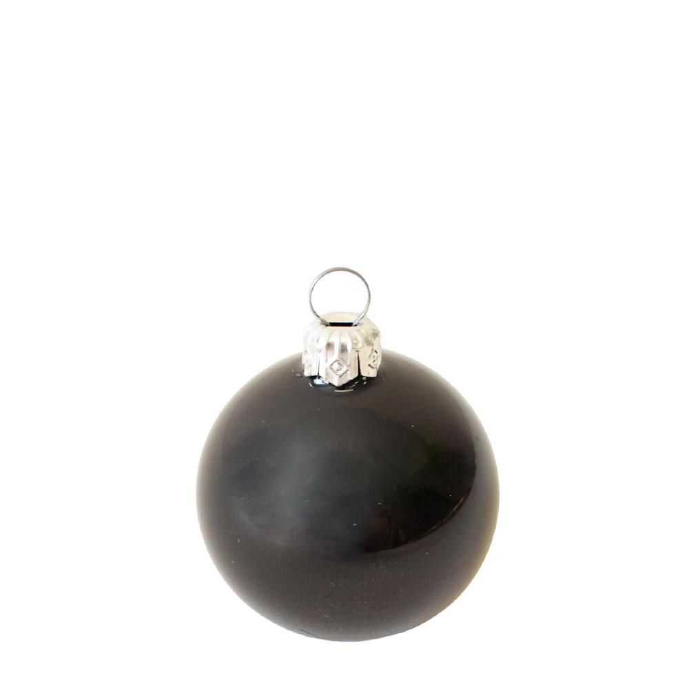 SET 12 SFERE VETRO MM.50 NERO LUCIDO SET 12 SFERE VETRO MM.50 NERO LUCIDO