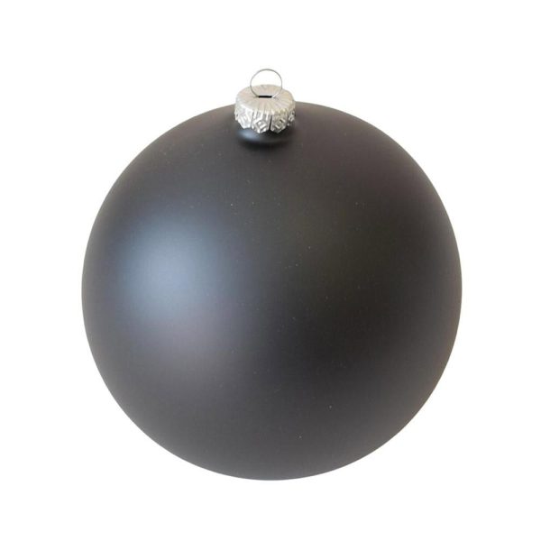 SET 12 SFERE VETRO MM.50 NERO SATINATO