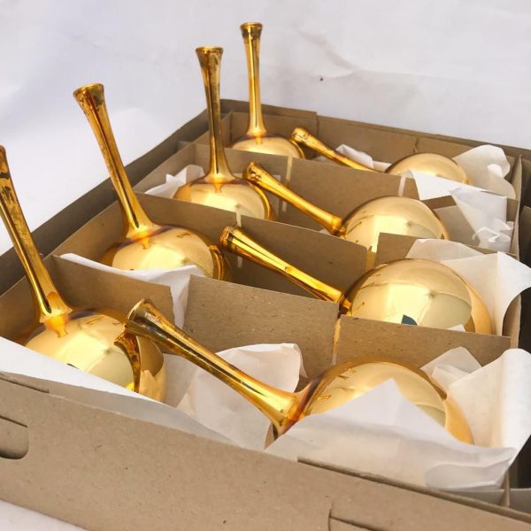 SET 8 SFERE PICK VETRO MM.80 ORO CHIARO SET 8 SFERE PICK VETRO MM.80 ORO CHIARO