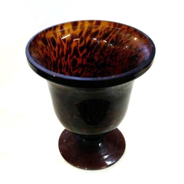 COPPA VETRO CALICE FIAMM. D.10X11,5 ARANCIO COPPA VETRO CALICE FIAMM. D.10X11,5 ARANCIO