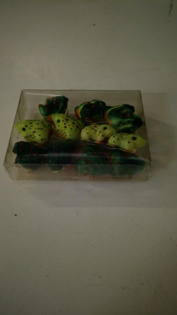 RANA PICK PZ.12 3 CM ASS. VERDE GIALLO