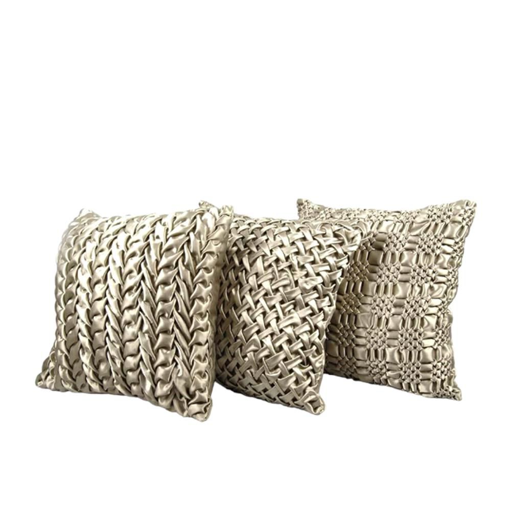 CUSCINO SATIN 40X40 CM ASS. OYSTER CUSCINO SATIN 40X40 CM ASS. OYSTER