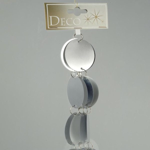 FILO MEDAGLIA LUSTRINI D.5 CM 200 CM ARGENTO