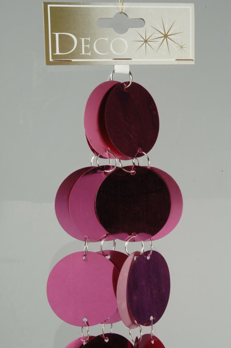 FILO MEDAGLIA LUSTRINI D.5 CM 200 CM CILIEGIA