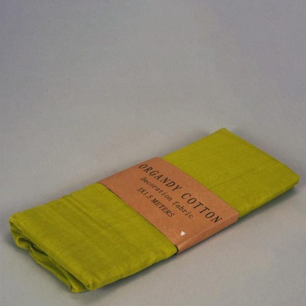 TESSUTO DECO FABRIC COT. 3X1,5M. VERDE CHIARO