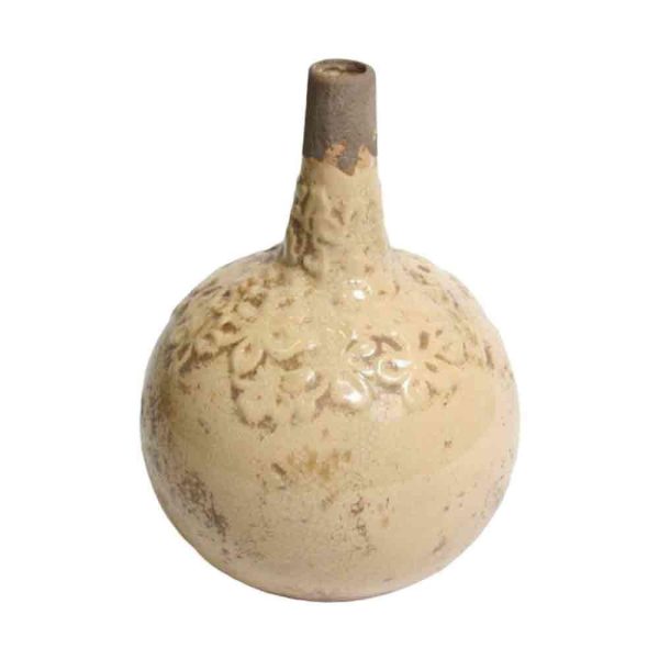VASO CERAMICA D.12CM H.20 CM -CRAQ.ONION- SABBIA