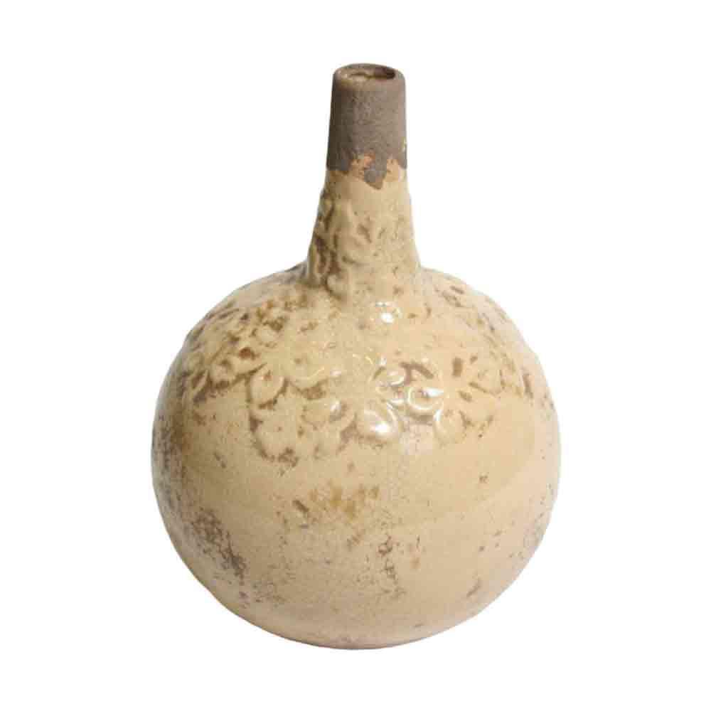 VASO CERAMICA D.12CM H.20 CM -CRAQ.ONION- SABBIA
