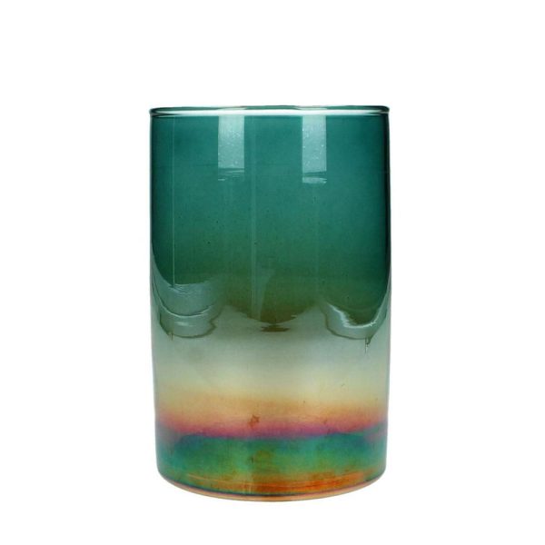 PORTATEALIGHT VETRO D10H16 MULTICOLOR PORTATEALIGHT VETRO D10H16 MULTICOLOR