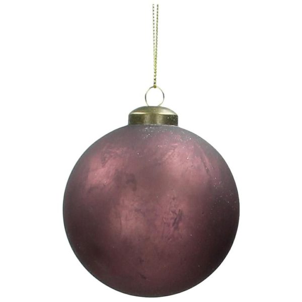 SFERA VETRO MM.80 ANTICATA PORPORA SFERA VETRO MM.80 ANTICATA PORPORA